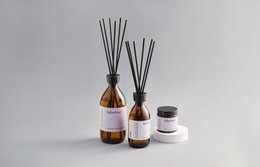 "Tuberose" scented candle 100% natural rapeseed wax 120g