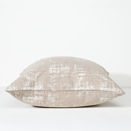 Stormy Oat - Fabric Cushion - 55 X 55
