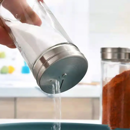 100 ml glass spice container with service holes