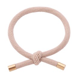 Pulsera Nudo Dorado Beige