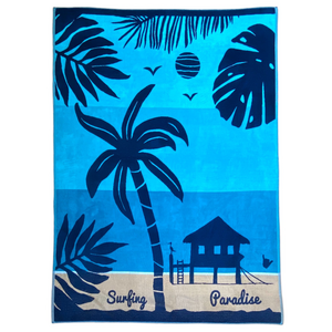 Strandtuch Harrington aus Jacquard-Samt