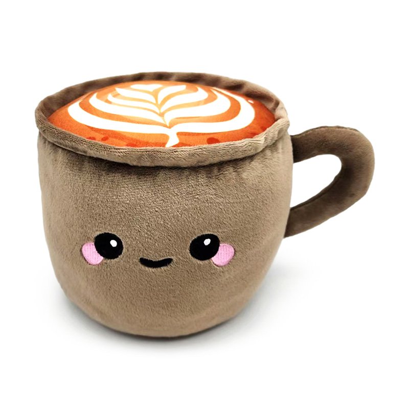 Foodiemals Cappuccino micro-ondes en peluche de lavande de lavande