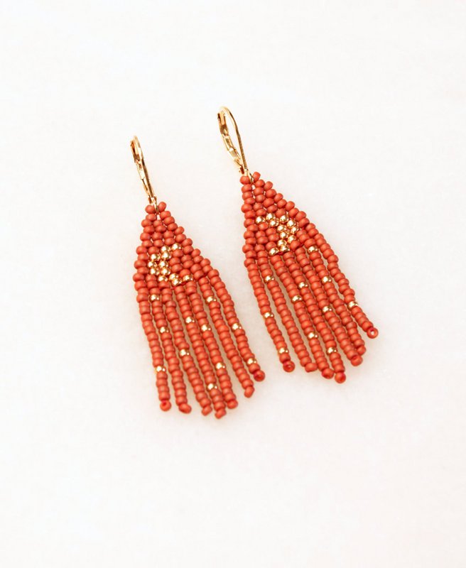 Earrings • Tiny Moon, Ivory
