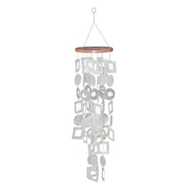 Window decoration shell mobile white 70cm