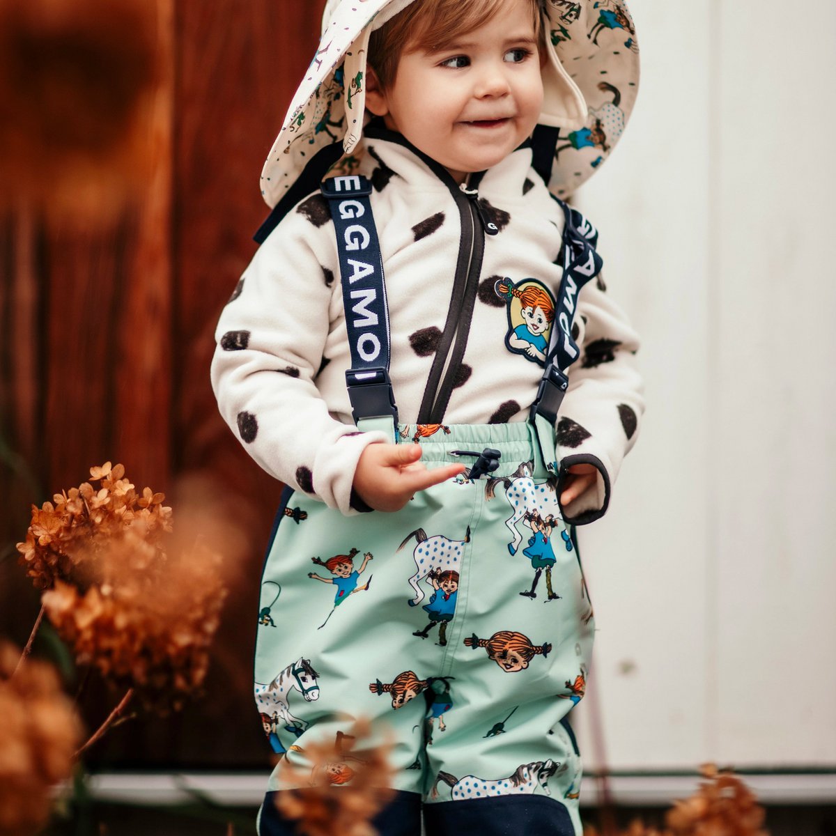 Pantalon Shell Pippi Longstocking Menthe
