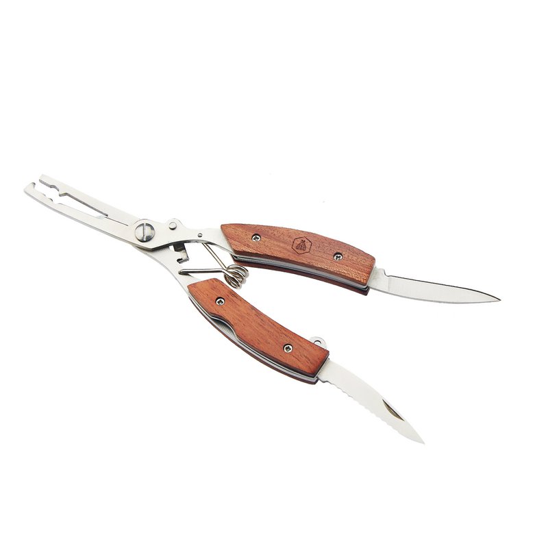 LAGUIOLE COFRET PECHEUR SET FISHING SCISSORS ROSEWOOD GRIP