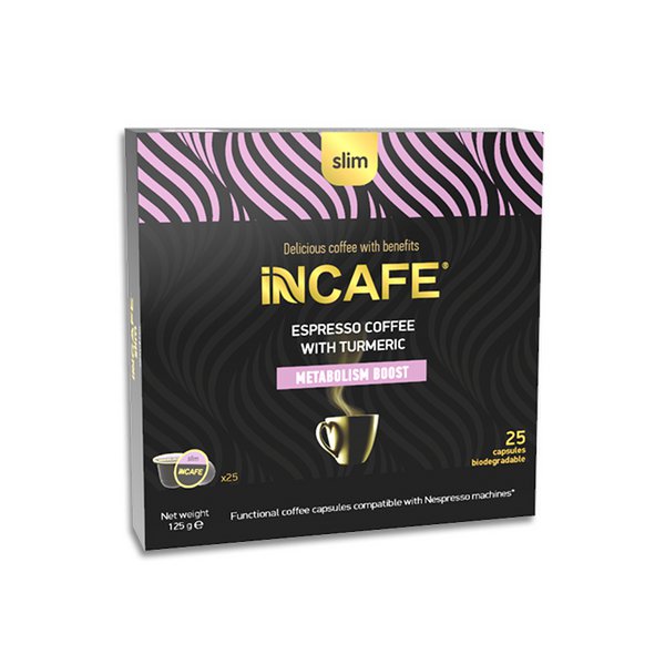 iNCAFE SLIM Espressokaffee, 25 Nespresso-Komp. Kapseln