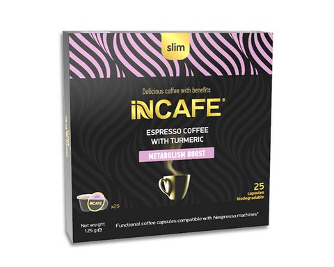 iNCAFE SLIM espressokoffie, 25 Nespresso comp. capsules