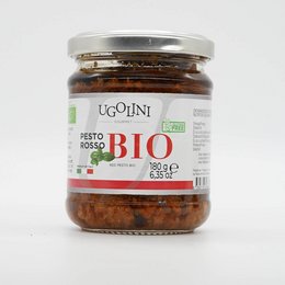 Gluten-free organic red pesto 180 gr