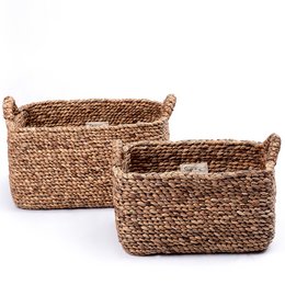 Storage Basket TANIMBAR made from Water Hyacinth