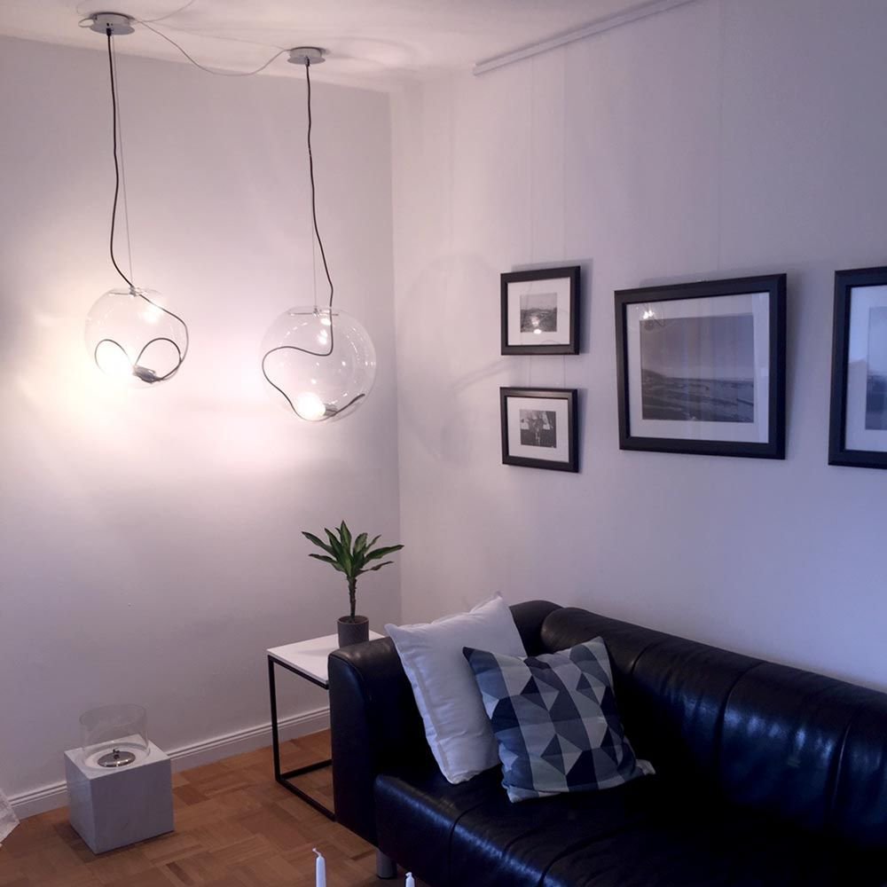 Bol hanglamp glazen bol