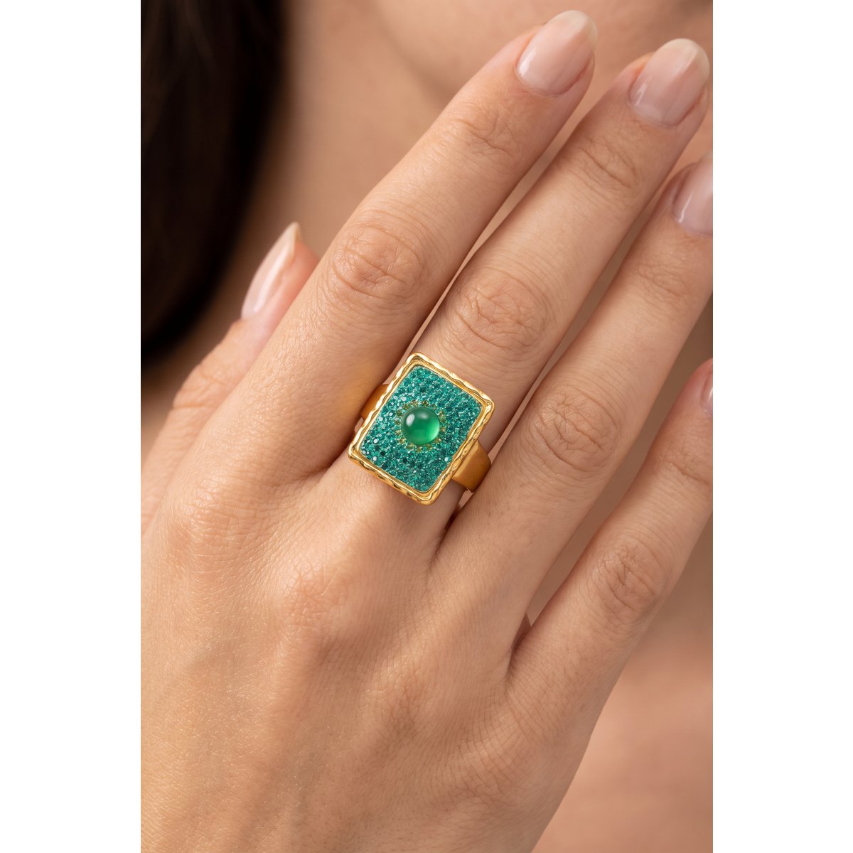 Bague en acier inoxydable ajustable