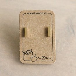 OS402 - Tbar roestvrijstalen oorsteker - goud