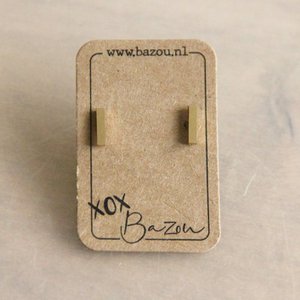 OS402 - Tbar roestvrijstalen oorsteker - goud