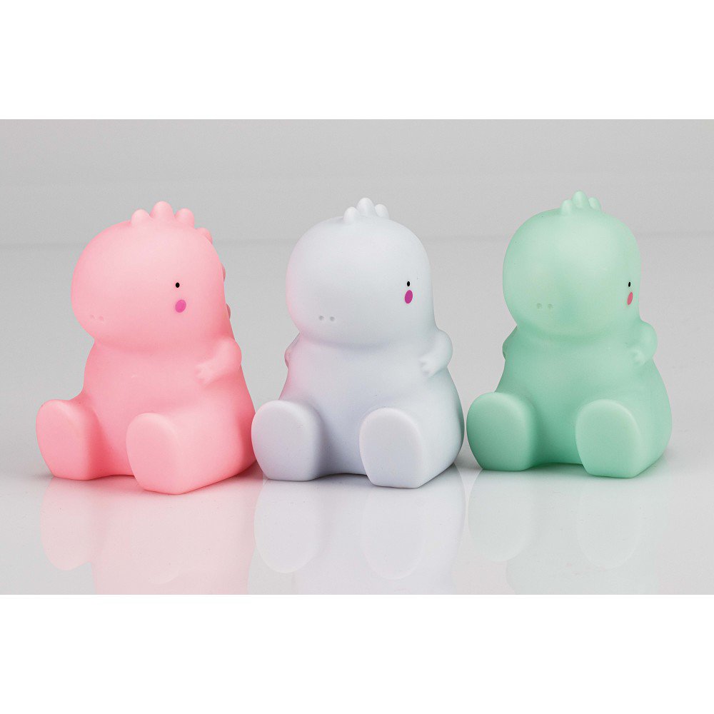 LED LAMP WITH BATTERY - MOD. DINOSAURIO - PINK
