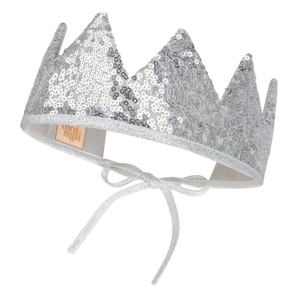 Märchenkrone „Silberne Pailletten“.