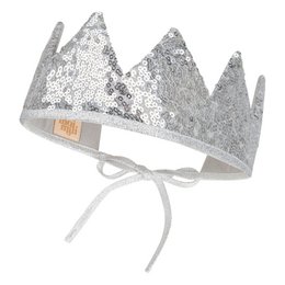 Märchenkrone „Silberne Pailletten“.