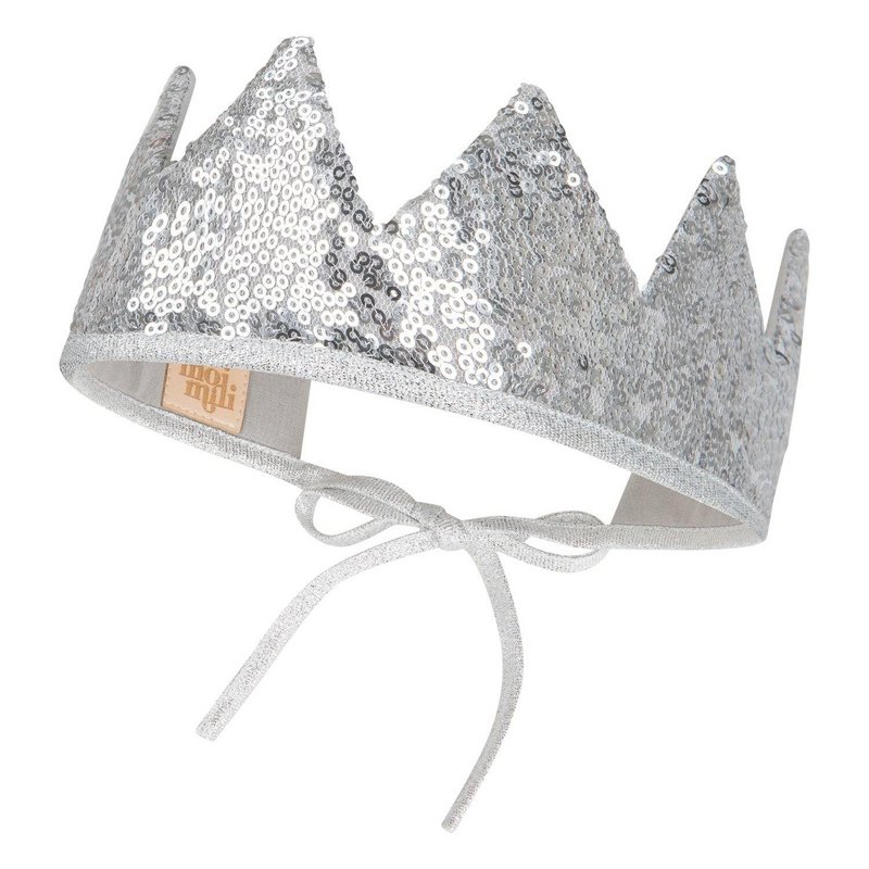 Märchenkrone „Silberne Pailletten“.