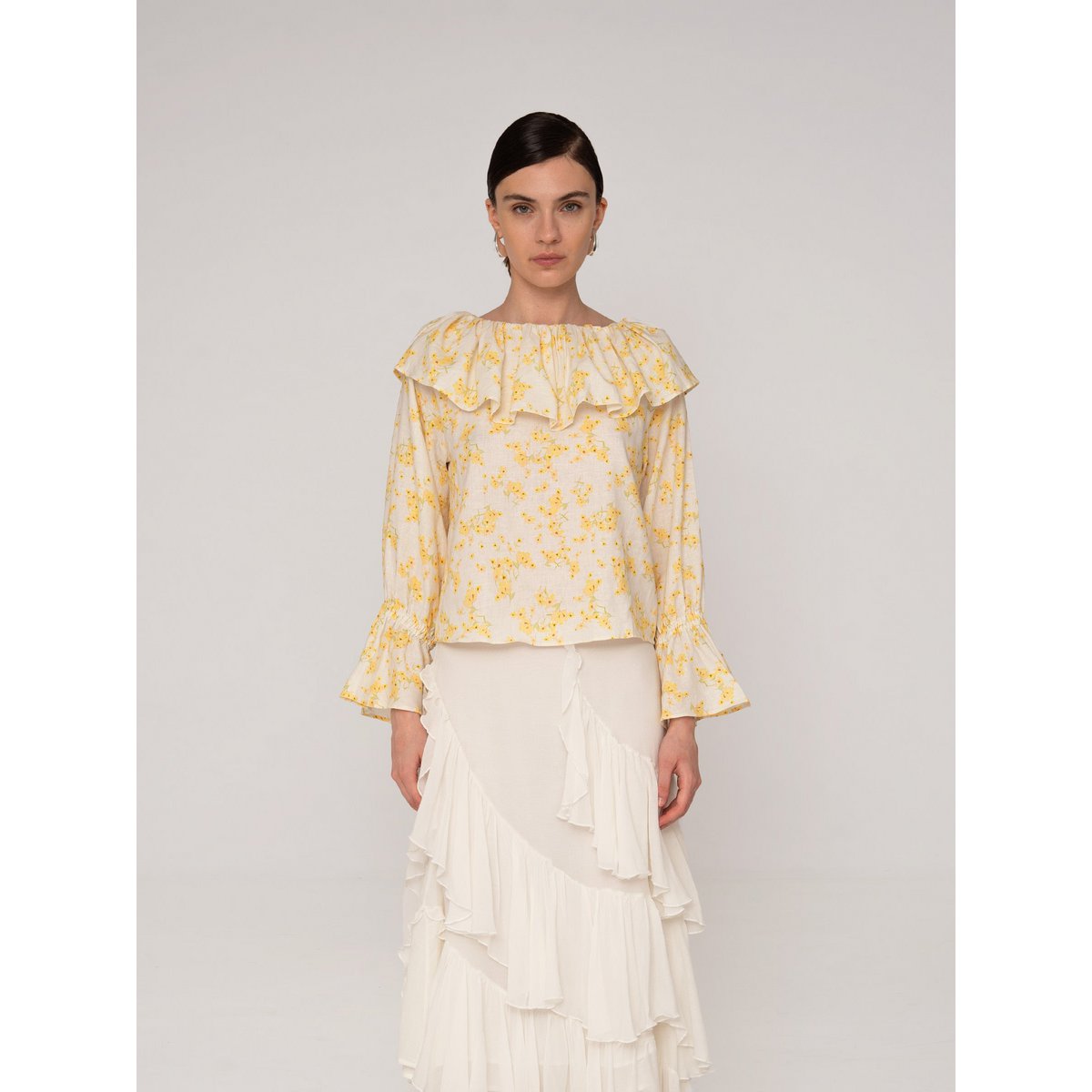 Marguerite Floral Print Blouse