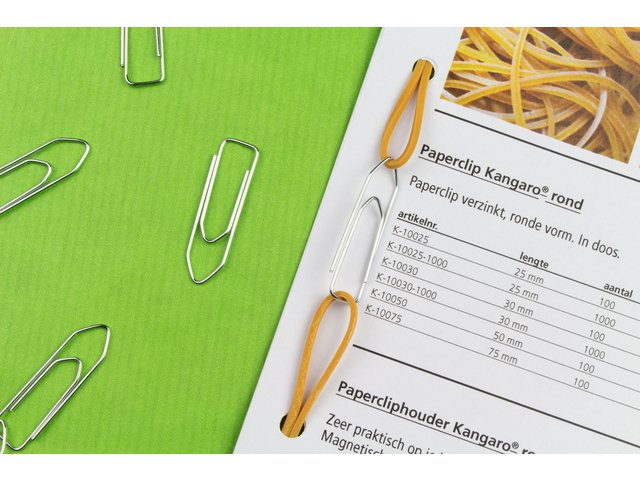 Clips Kangaro 32 mm angulares caja 100ud galvanizados