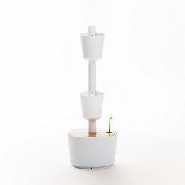 Selvvandende vertikal plantekasse 2 potter