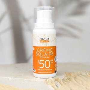 ORGANIC SUNSCREEN SPF50 - 100% NATURAL - TITANIUM DIOXIDE FREE - 100ML