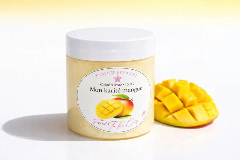 Natürliche Körperbutter Tropical Mango – reine Sheabutter