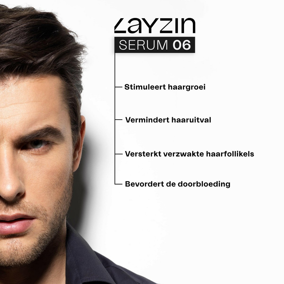 SERUM 06 Sérum de croissance des cheveux Stoppe la chute des cheveux Renforce les cheveux