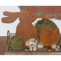metal decoration rabbit | Easter decoration vintage rabbit figure