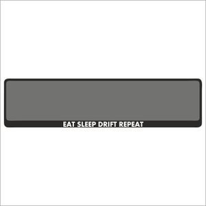 Nummernschildhalter - Auto - mit Text - Sleep Drift Repeat - für Kennzeichen 520x110 mm