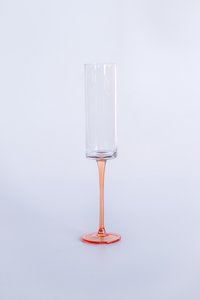 Coral Champagne Cup, 6 pc's.