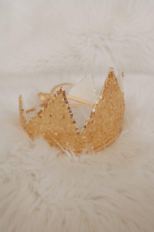 "Gouden pailletten" kroon