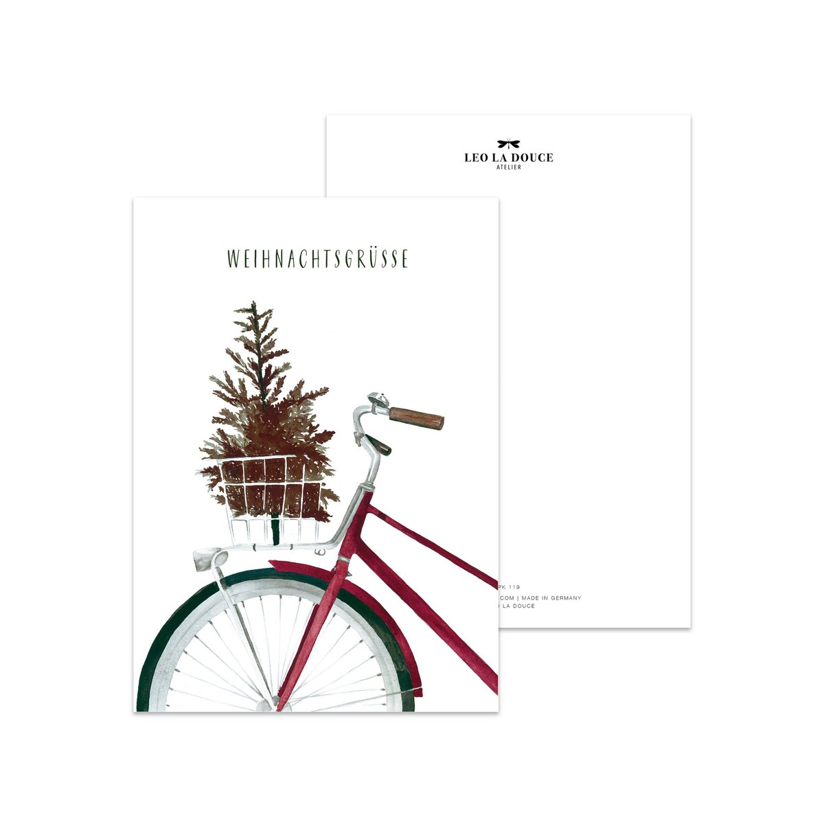 Ansichtkaart · Kerstgroet