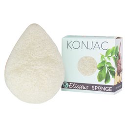 Sponge Konjac pour la forme de pure drop en visage - tous les types de peau