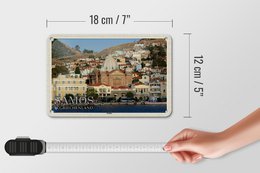Tin sign saying 18x12cm Attention pensioners decoration