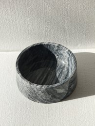 STUDIO ANIMAUX | Essens- und Trinkschale aus Marmor | Grau