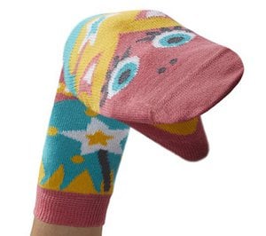 Elfensockenpuppe Kindersocke