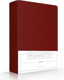 Romanette Bomuld Sengetøj Bordo