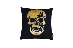 Cushion Stone 45x45cm met glanzend drukgoud (6 varianten)