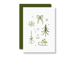 Postkarte mit Briefumschlag 1 Karte