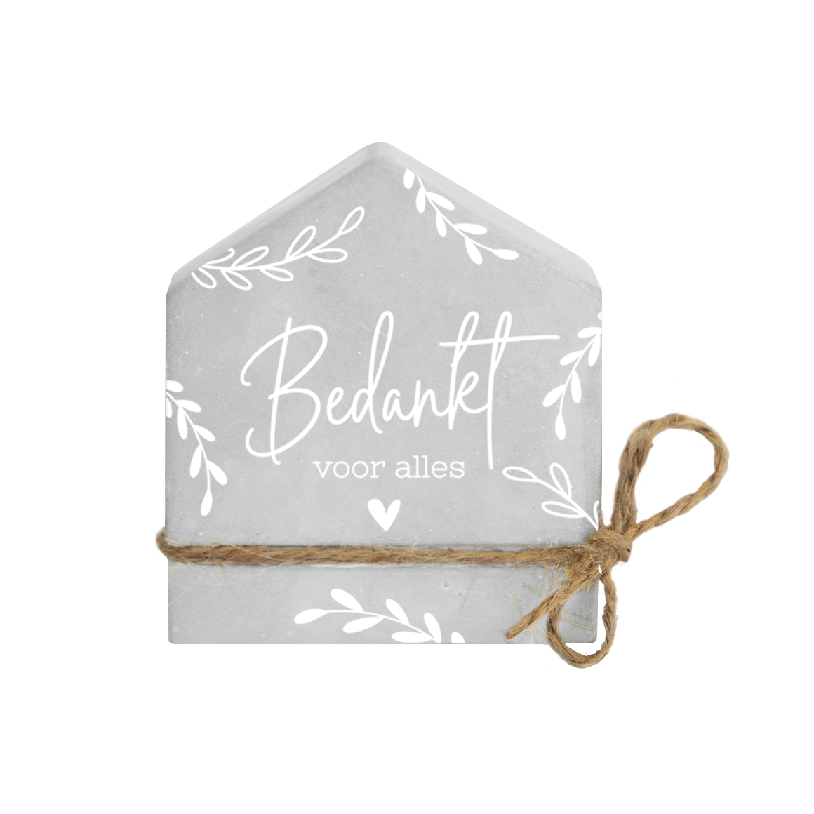 Cement house - Bedankt