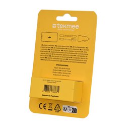 Sigarettenaanstekeraansluiting 2 USB-poorten 12W / 2A - Tekmee