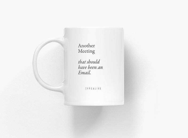 Tasse aus Keramik / "The Mug" Another Meeting