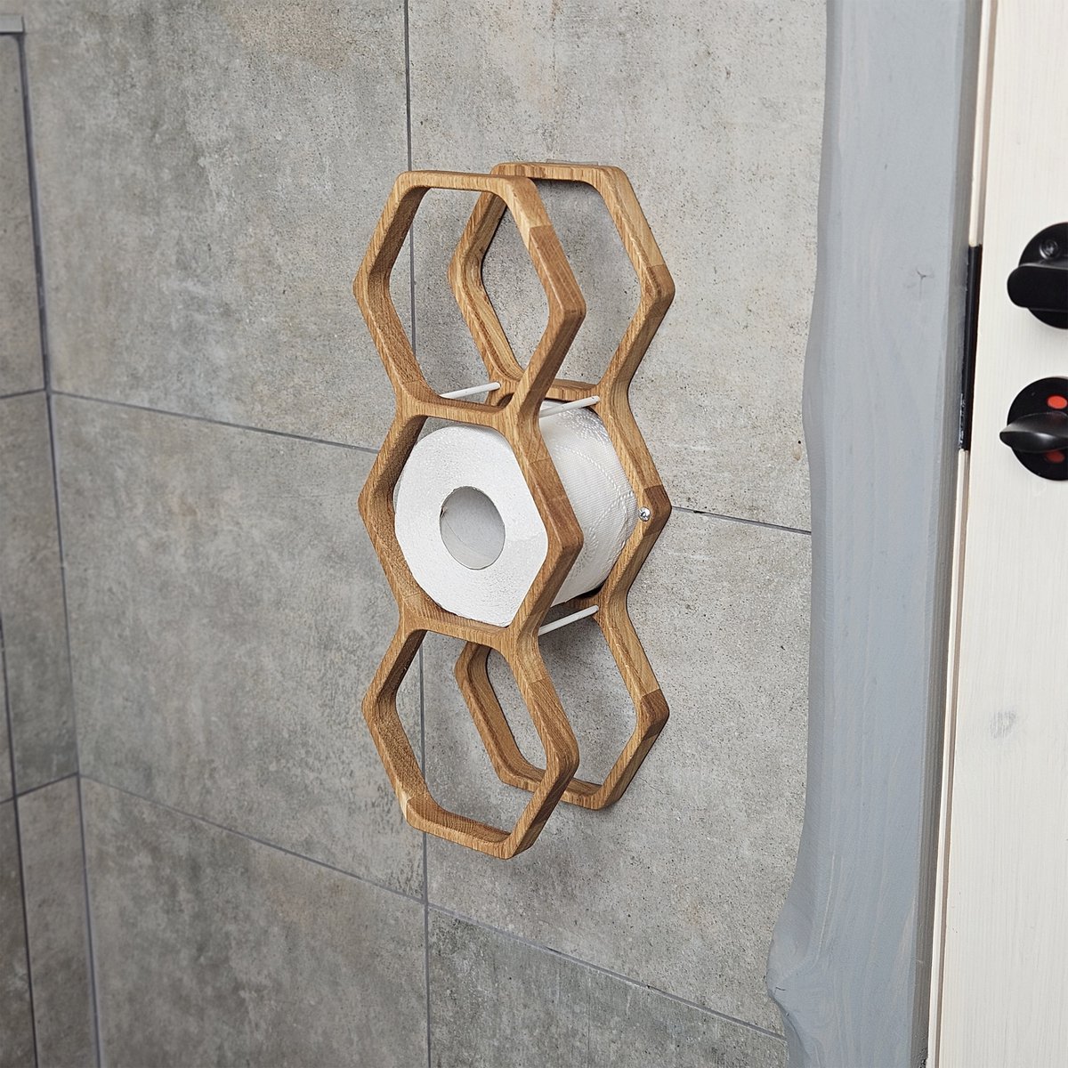 Porte-toilettes à 3 rouleaux, Organisateur de salle de bain compact pour un rangement supplémentaire et un accès facile