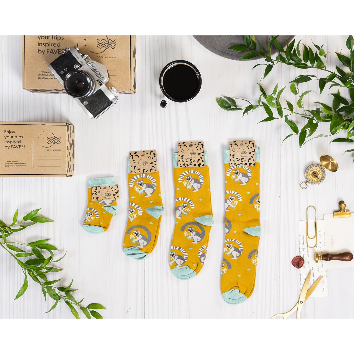 Calcetines de lémures para niños