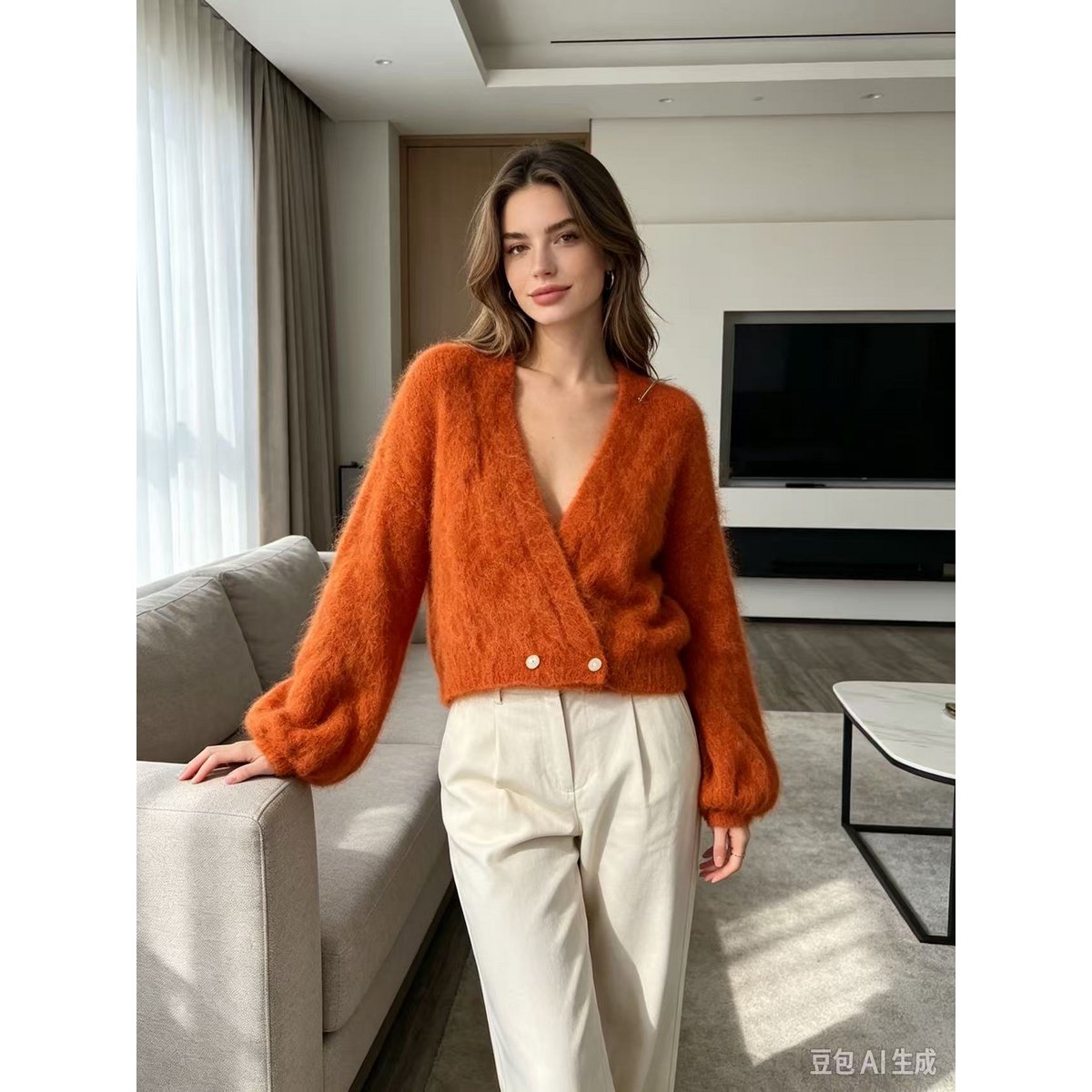 Mohair hartwikkel REF. 7718