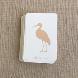 Grußkarte Geburt Storch