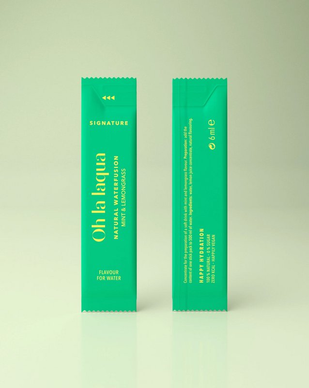 MINT and LEMONGRASS • For flavored water