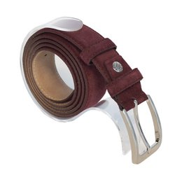 Suede Belt Men Light Brown - Suede Belt Women Light Brown - 3.5 cm Wide