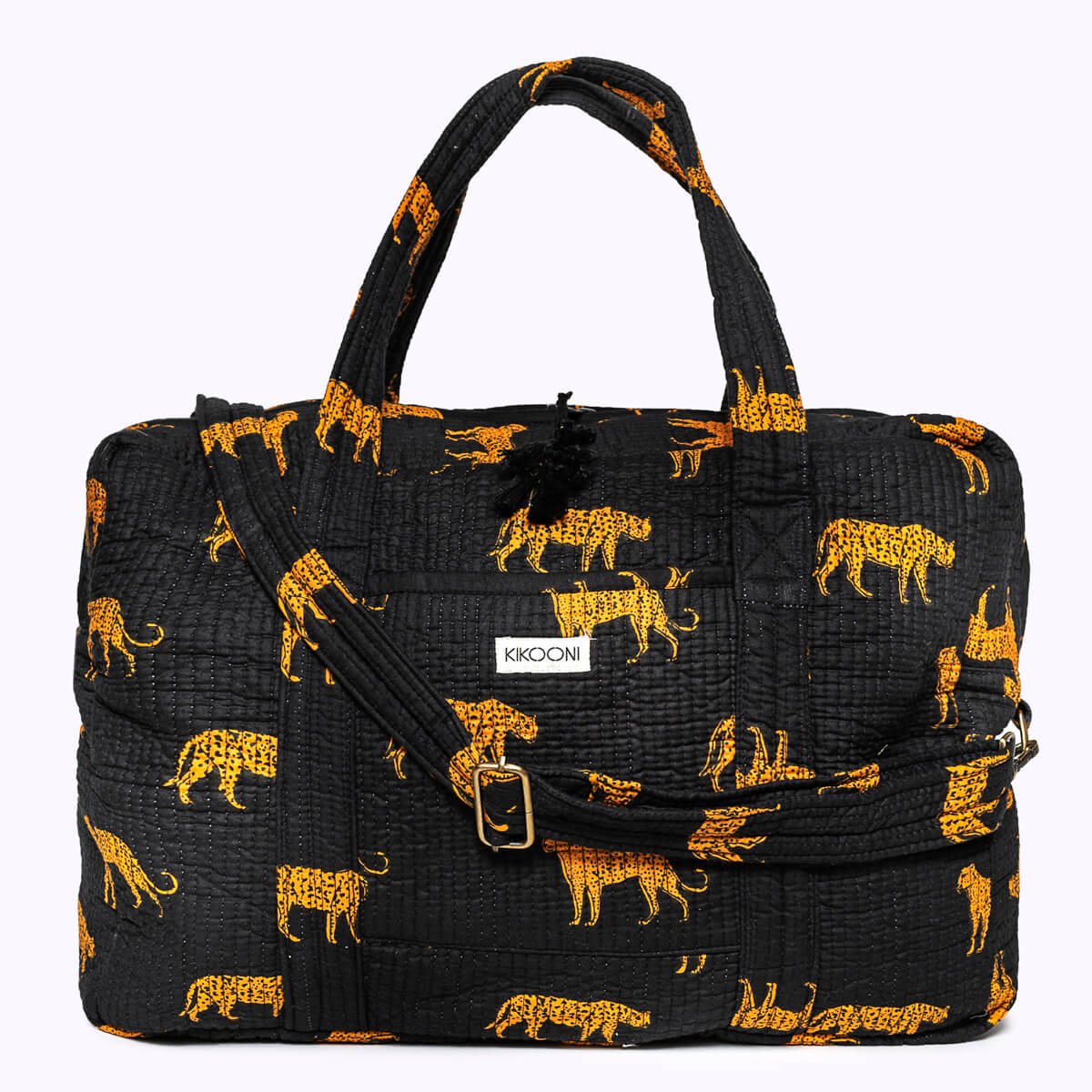Stor "sort leopard" rejsetaske